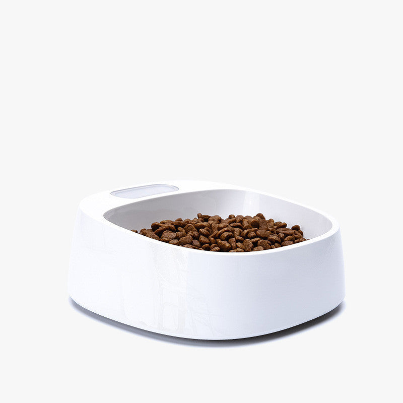 Pet weighing food bowl